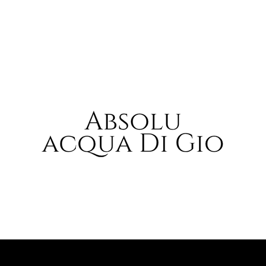 Absolu Acqua Di Gio inspired by Giorgio Armani(Men)
