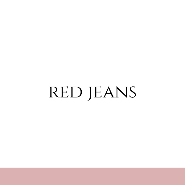 Red Jeans inspired by Versace (Ladies)
